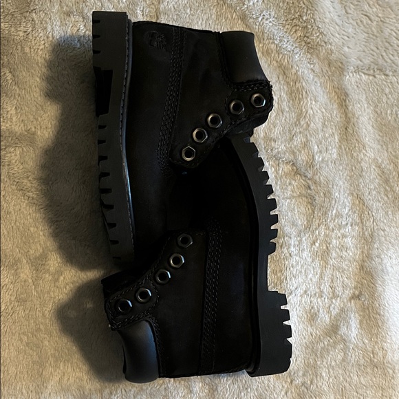 Timberland Kids Black Lace-Up Boots - Picture 3 of 4